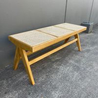 Pierre Jeanneret Replica Library Bench | Natural Trifecta