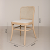 Bentwood Replica Dining Chair | Natural Upholstered Seat