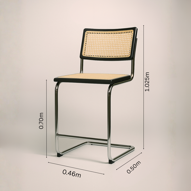 Marcel Breuer Cesca Replica Stool  | Black V2 (Arriving in November)
