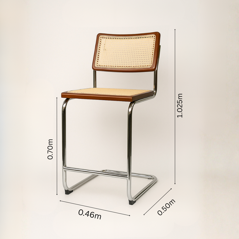 Marcel Breuer Cesca Replica Stool | Teak V2 (Arriving in November)