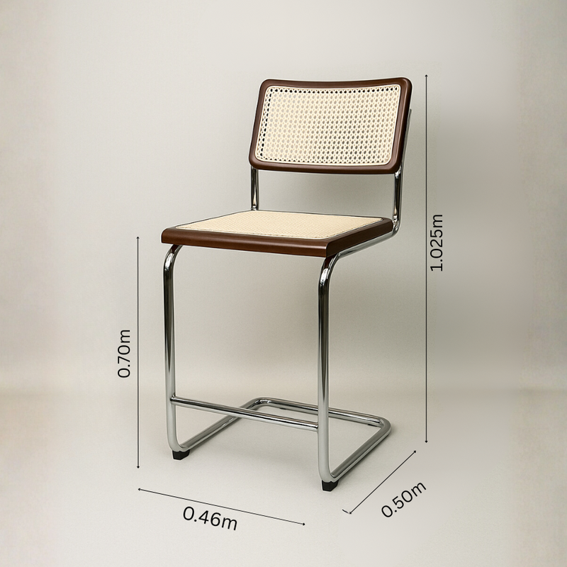 Marcel Breuer Cesca Replica Stool | Walnut V2 (Arriving in November)