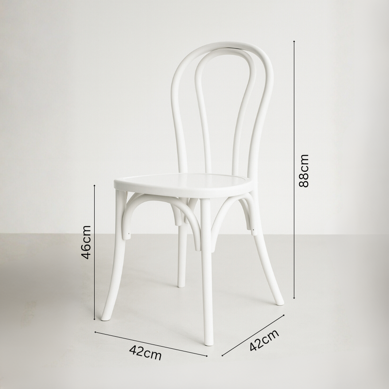 Replica No.18 Bentwood Chair | White