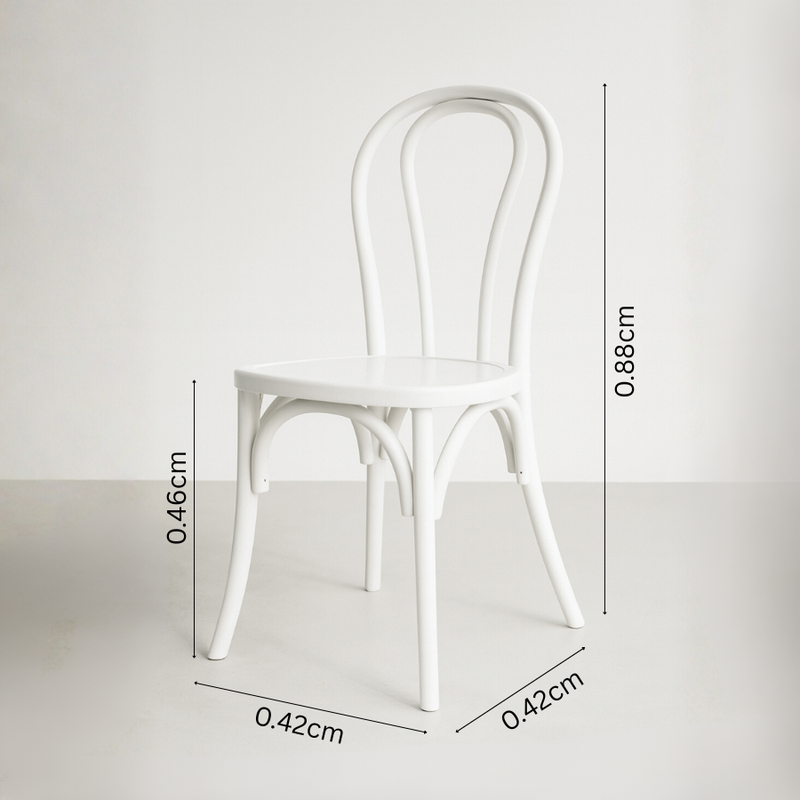 Replica No.18 Bentwood Chair | White