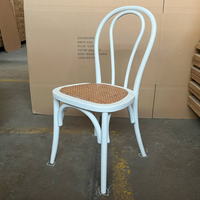 No.18 Bentwood Chair | White (Closed Weave)