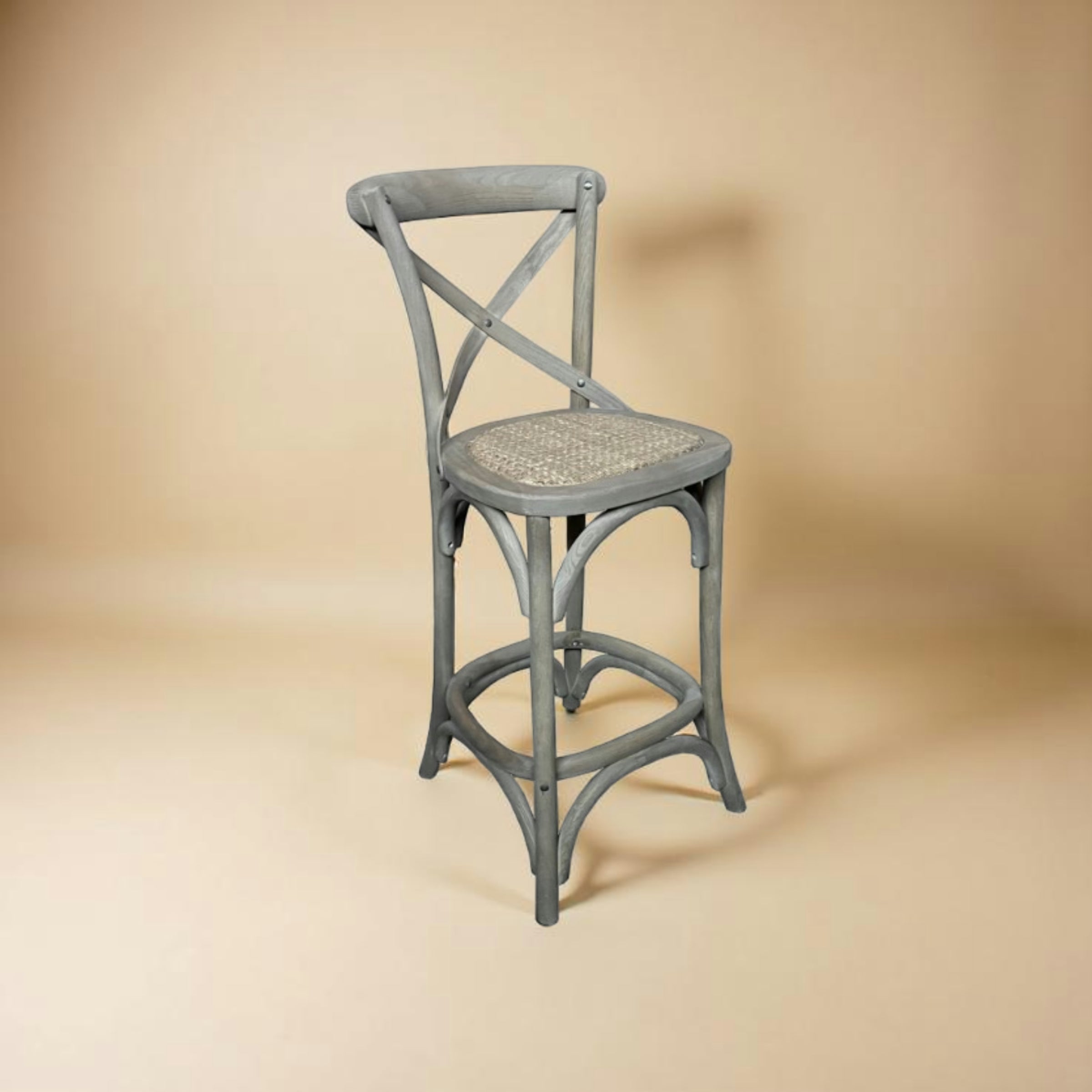Crossback Bar Stool