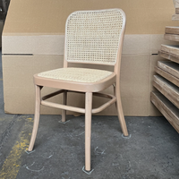 Bentwood Replica Dining Chair | Natural Closed Weave Seat