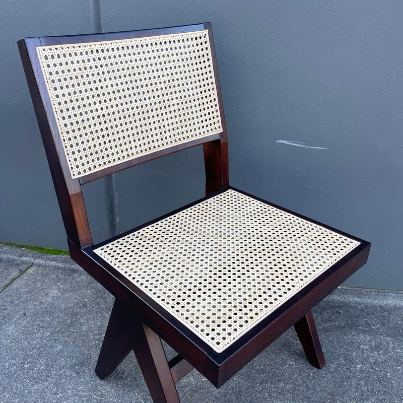 Pierre Jeanneret Replica Chair | Walnut