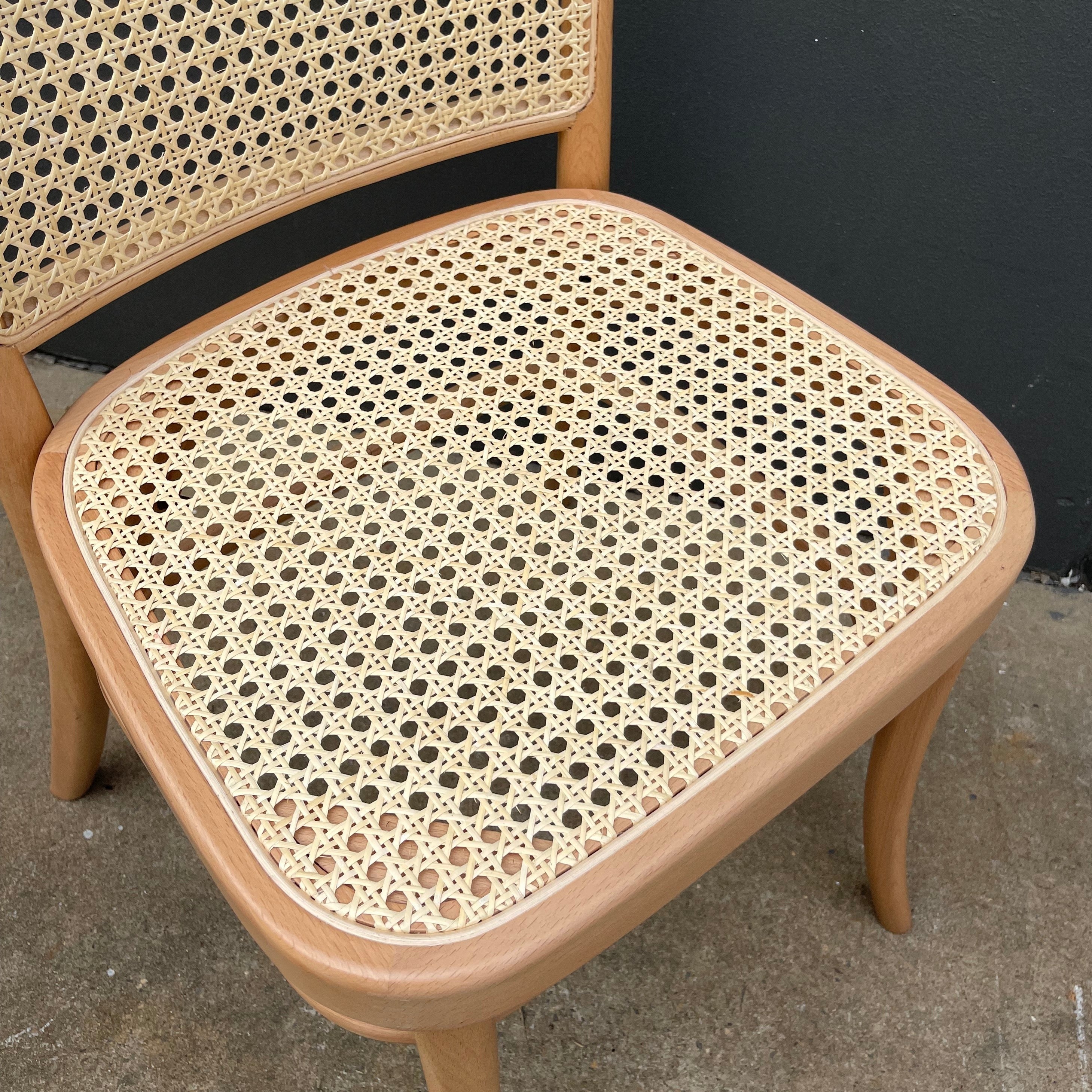 Bentwood cane chairs sale