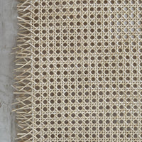 Open Weave Rattan Mesh Webbing Bleached buy online per metre Cane & Wood Emporium Sydney