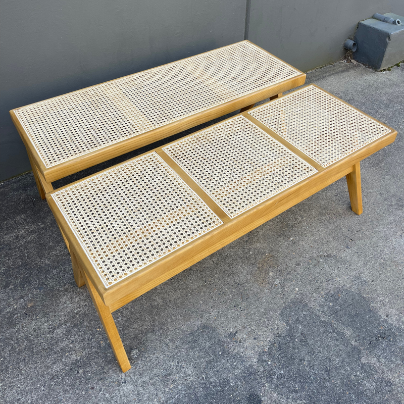 Pierre Jeanneret Replica Library Bench | Natural Trifecta