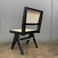 Pierre Jeanneret Replica Chair | Black