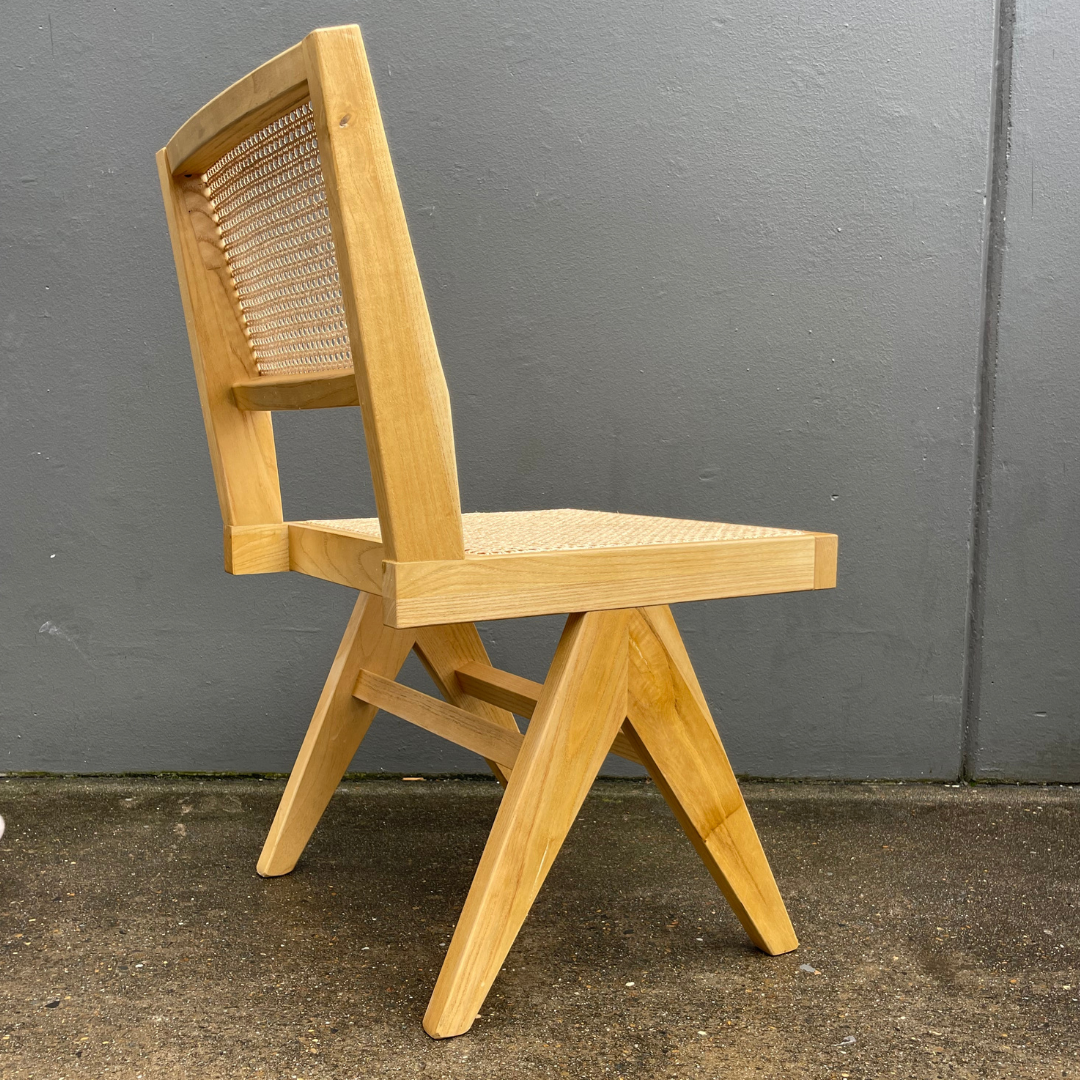 Pierre Jeanneret Replica Chair | Natural