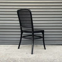 Bentwood Replica Dining Chair | Radio Weave Black Back Right