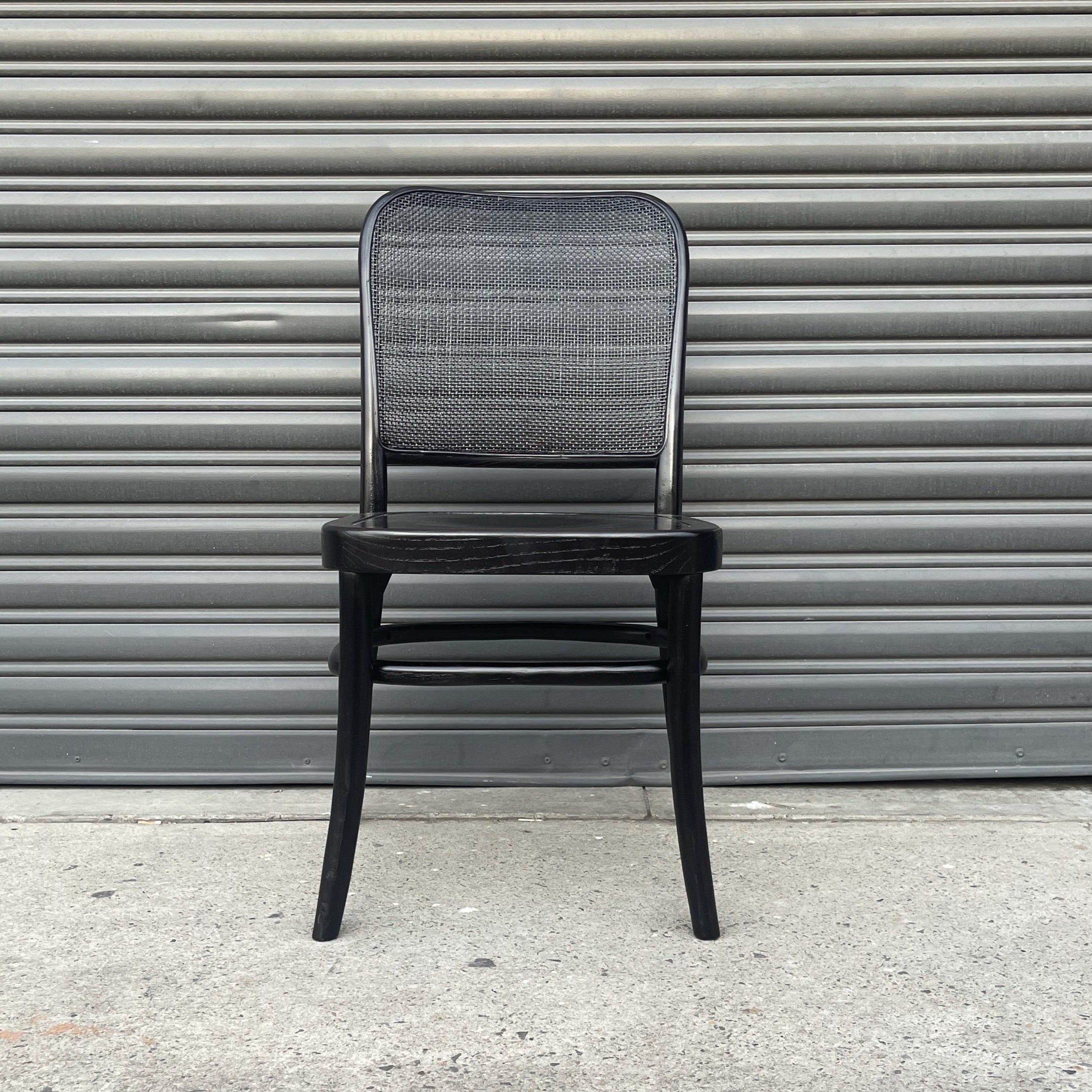 Bentwood Replica Dining Chair | Radio Weave Black Front